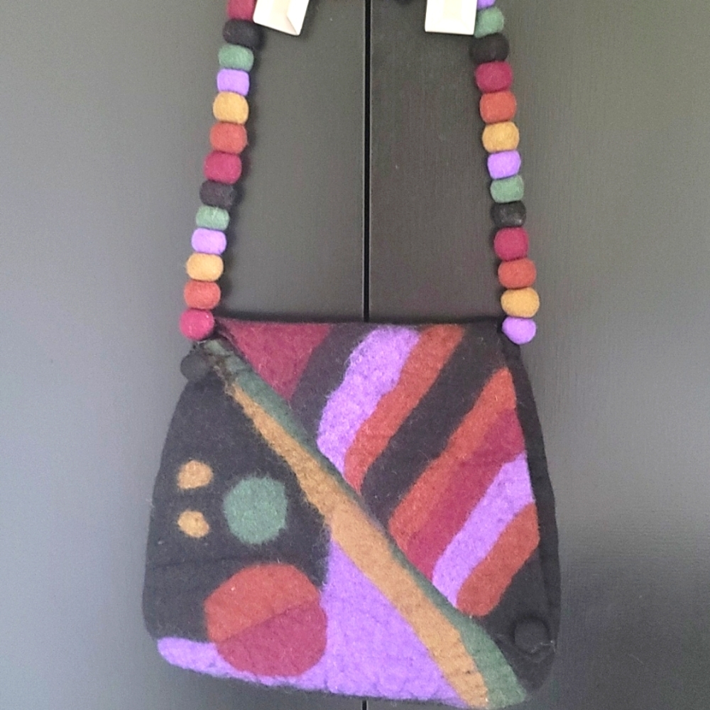 Rising Tide Felt Wool bag